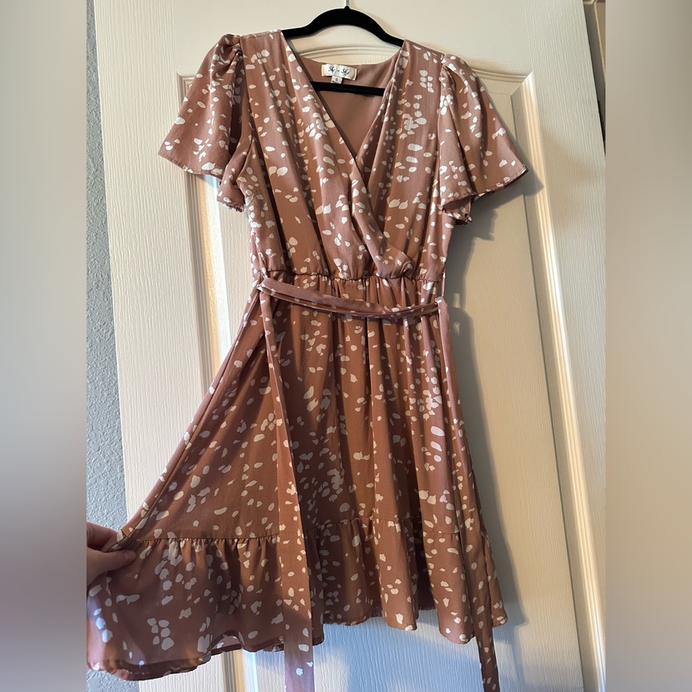 She + Sky Dot Dress